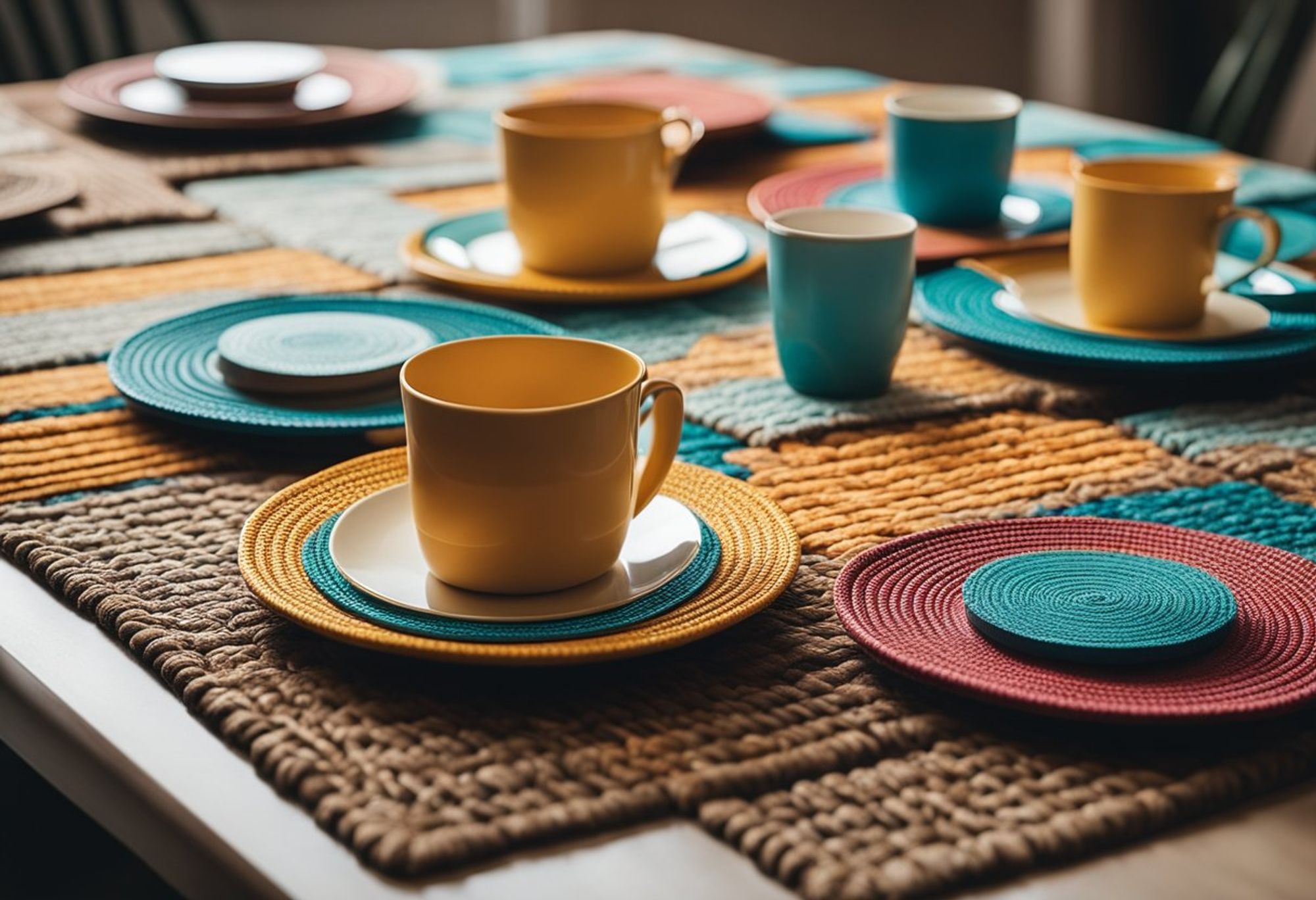 Elevate Your Dining Experience: Enhance Home Decor with Stylish Coasters & Placemats!