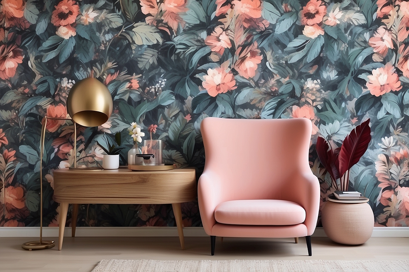 The Impact of Large Print Peel and Stick Wallpaper in Modern Spaces :  Artistry Unleashed