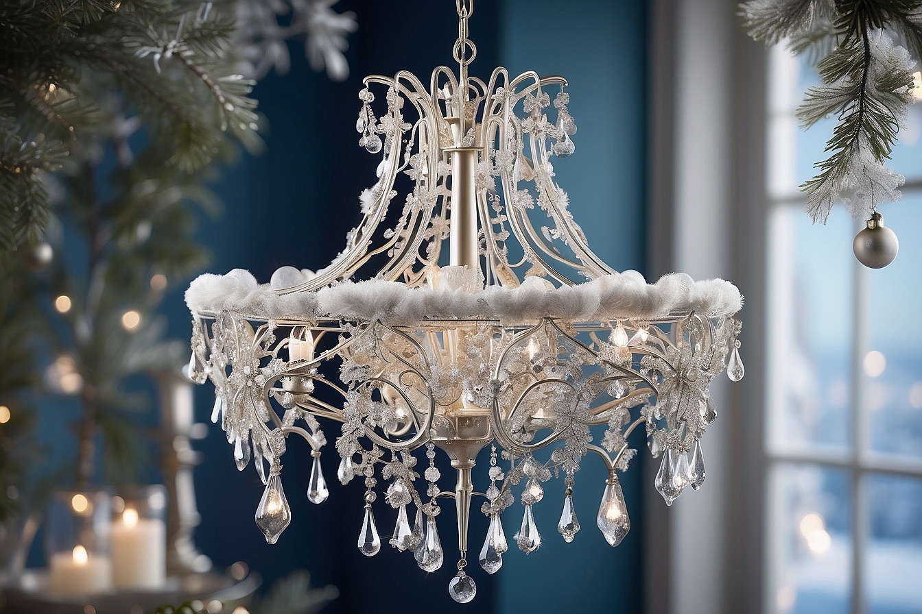 Sparkle and Style: How Hanging Chandelier Christmas Decor Can Transform Your Celebrations