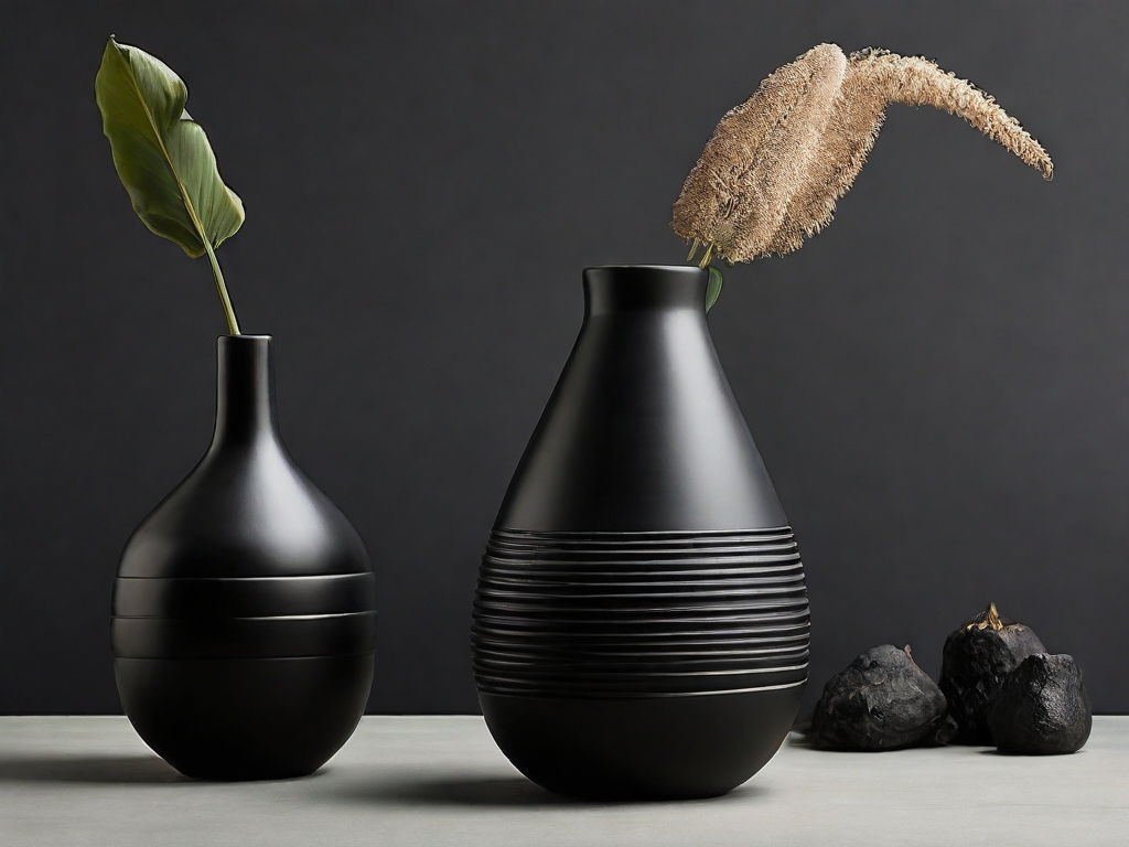 Elevate Your Home Decor with a Sleek Black Vase: A Modern Marvel