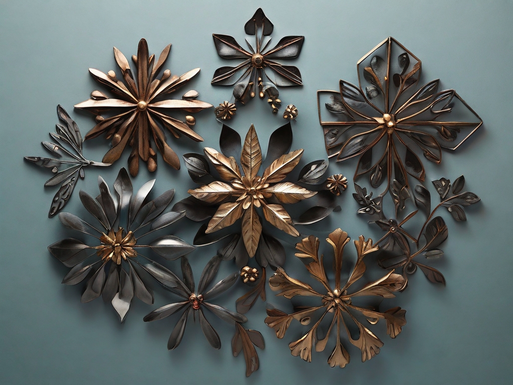 Beyond Frosty Windows: Adorn Your Walls with Radiant Metal Snowflakes